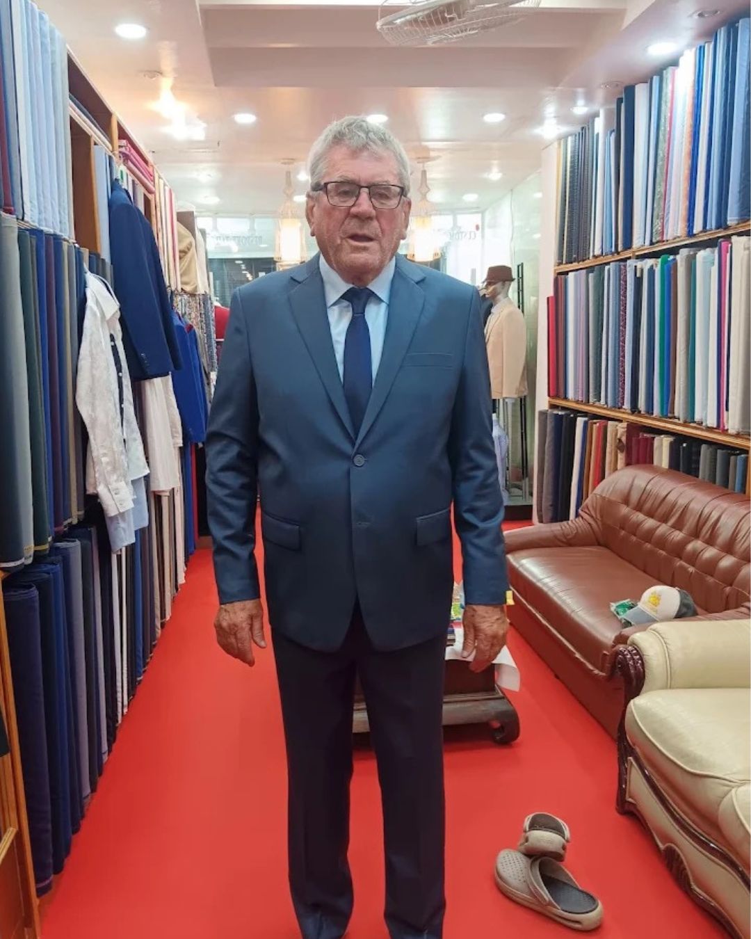 Bespoke garment crafted at Outfit Tailor
