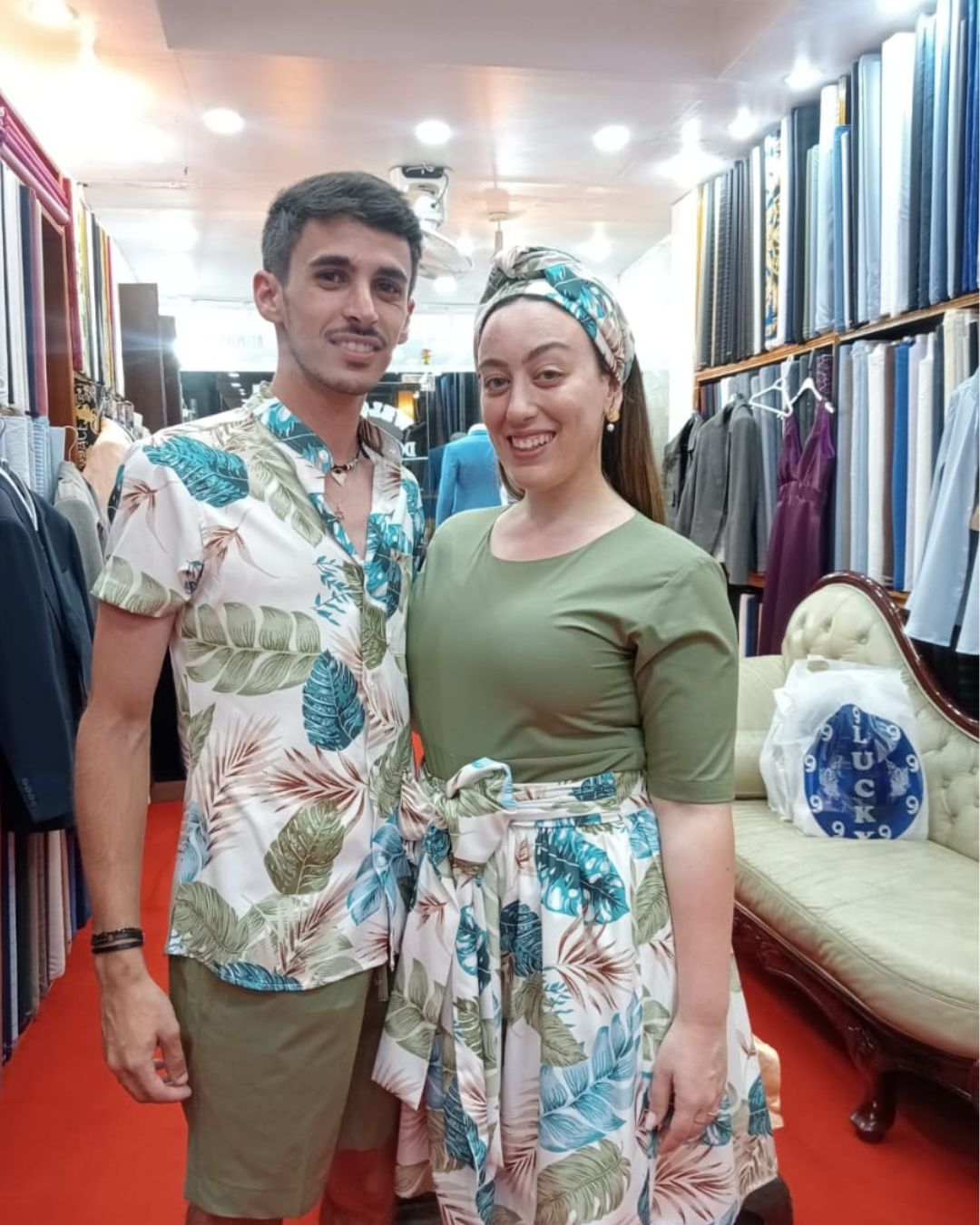 Bespoke garment crafted at Outfit Tailor