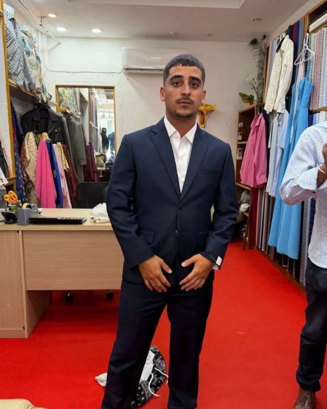 Bespoke garment crafted at Outfit Tailor