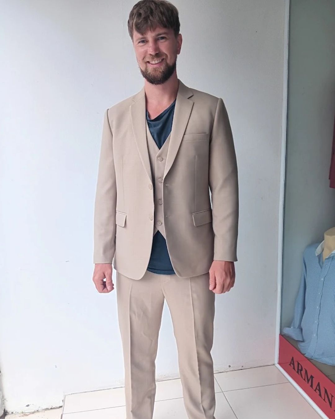 Bespoke garment crafted at Outfit Tailor