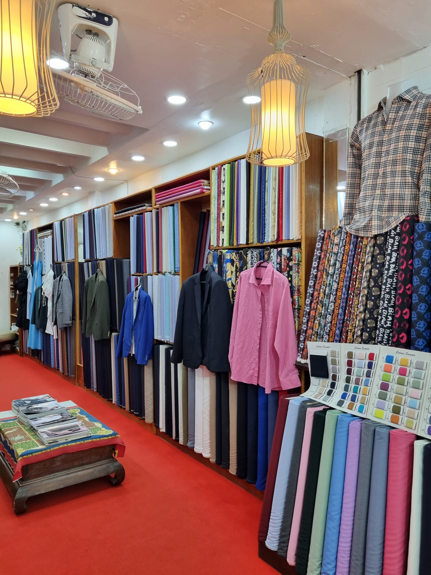 Outfit Tailor fabric library